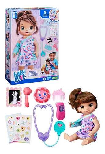 Boneca Baby Alive Hora Da Consulta Dia De Cuidar Da Bella