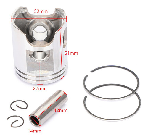 Pistón Anillo Kit 52mm Para Yamaha Bws Aerox Nitro Neos