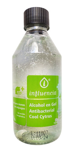 Alcohol En Gel Antibacterial Cool Cytrus Manos X 250ml