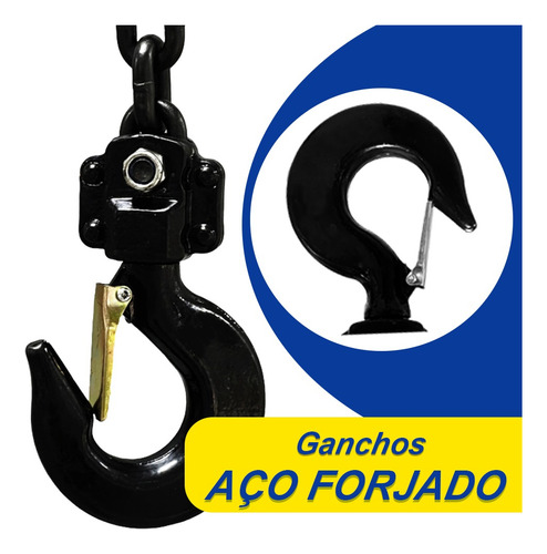 Talha Manual De Alavanca 1,5ton X 1,5mts Tma15/15l Acm Tools