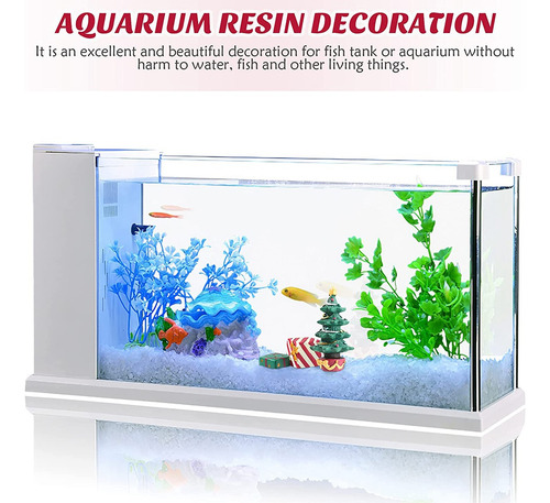 Caja De Regalo En Miniatura Para Decoración De Acuario De Na