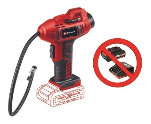 Imagen 5 de 11 de Compresor Manual Inalambrico Einhell Ce-cc 18 Li Solo