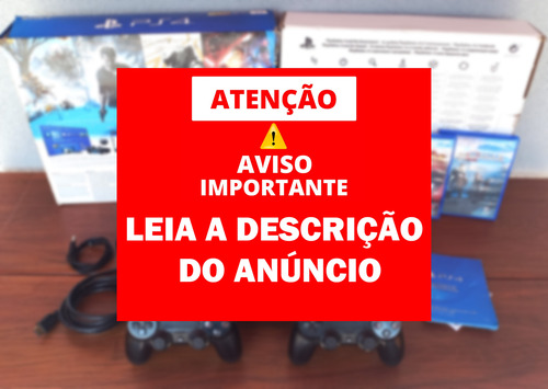 Ps4 Slim 1tb + 2 Controles + De 90 Jogos - Leia!! Preto Onyx (Usado)