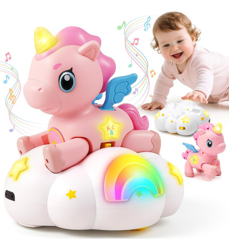 Juguetes Musicales De Unicornio Para Bebés De 6 A 12 Meses: