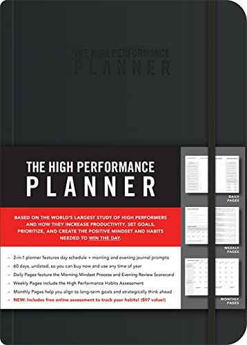 The High Performance Planner, De No Aplica. Editorial Hay House Inc.; Edición: Original 13 De Nov, Tapa Dura En Inglés