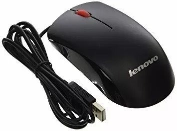 Ratón Mouse Óptico Usb Con Rueda Para Navegación Lenovo Nuev