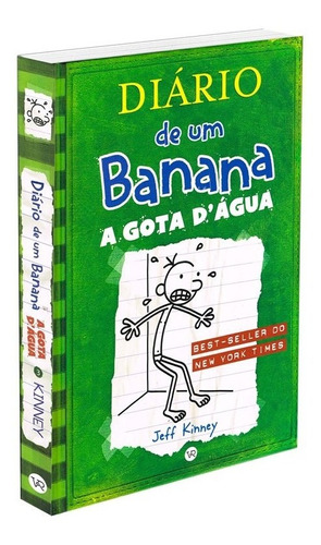 Diário de um banana 3: a gota d’água, de Kinney, Jeff. Série Diário de um banana Vergara & Riba Editoras, capa dura em português, 2010