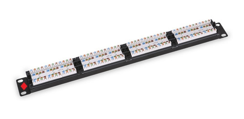 Patch Panel Parcheo 48 Puertos Cat 5e 19 Montaje Rack 2u