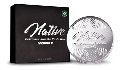 Native Cera Carnaúba Brazilian Paste Wax - 100ml Vonixx