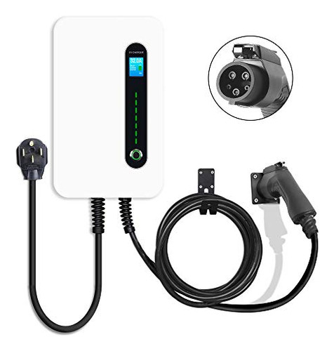16/32 Amp Level 2 Ev Charger Max 7.68kw Electric Vehicl...