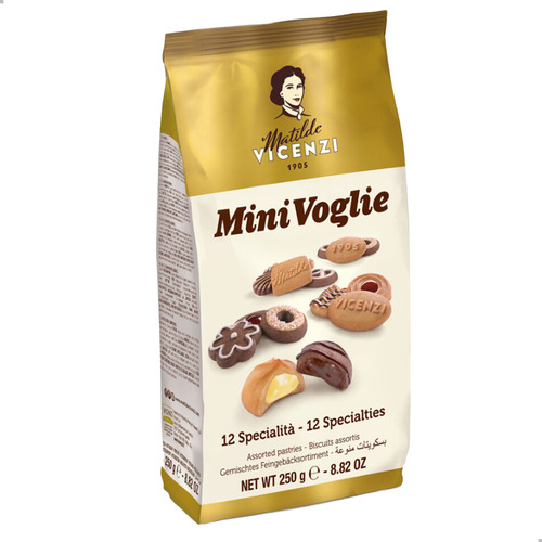 Biscoito Recheado E Sem Recheio Sortido Vicenzi 250g