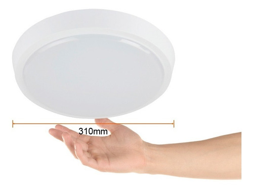 Lampara Tecnolite Plafones Led Blanco 20w Luz Día Ptlled-1020/65