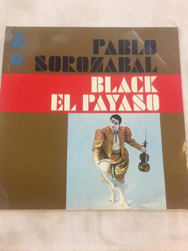 Pablo Sorozabal Black El Payaso Disco Vinilo Lp Music Hall