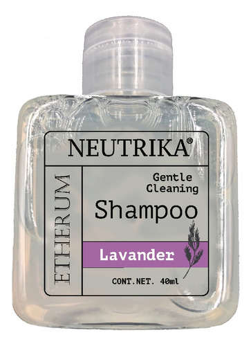 Shampoo Etherum 40ml - 50 Pzas. Amenidades Hoteleras