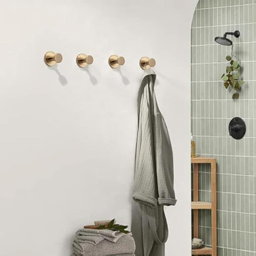 2pcs Shower Hooks For Inside Shower, Suction Towel Hook 2024