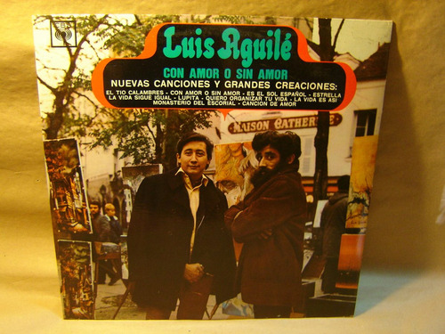 Luis Aguile Con Amor O Sin Amor Vinilo Lp