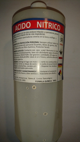 Acido Sulfuric Para Analisis Quimico Oro 1 Litro 99% Puro