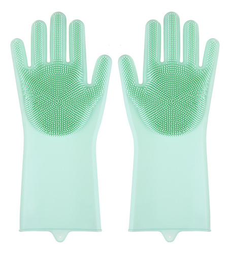 Guantes De Silicona Con Cerdas, Impermeables Y Resistentes A