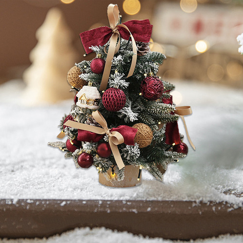 Adornos Navideños Con Forma De Miniárbol De Navidad Con Form