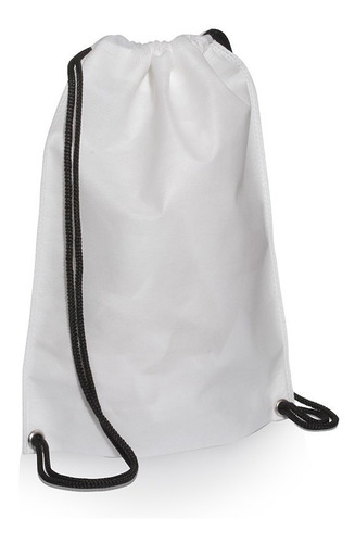 250 Eco Mochilas Friselina De 35x43 Con Cordón Personalizada
