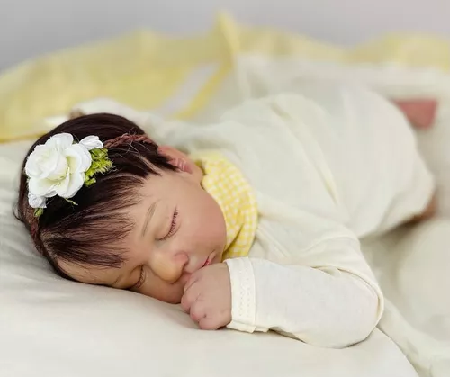 Bebê Reborn Boneca Dormindo Realista Feita A Mão