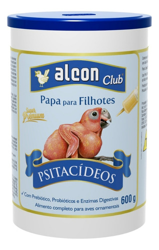 Ração Papa Para Filhotes Psitacídeos Alcon Club 600g