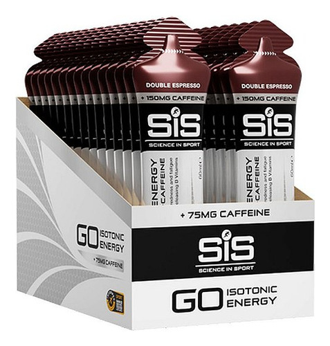 Go Energy Gel Com Cafeína Double Expresso 30un 60ml Sis