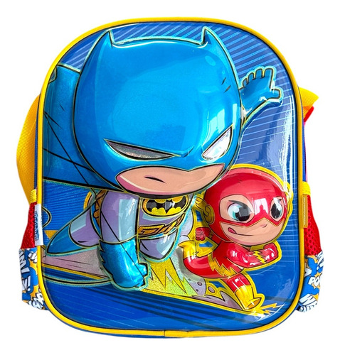 Lonchera Escolar Térmica Ajustable Reforzada Infantil 3d Rojo Batman 3d