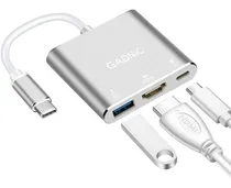 Comprar Adaptador Hub Gadnic Usb C A: Usb 3.0 \u002F Hdmi Usb C Pc O Mac