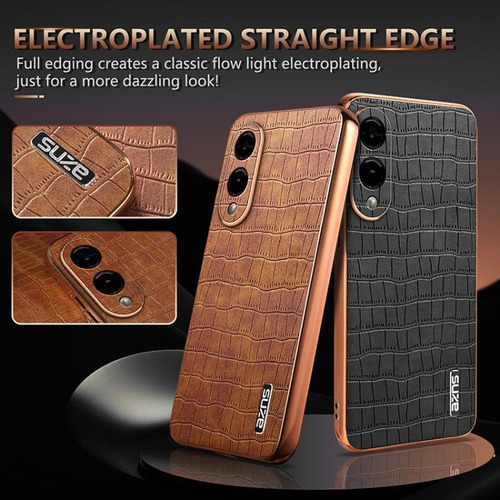 Funda De Textura Cocodrilo Para Samsung S25 Edge/s25/s23/s22