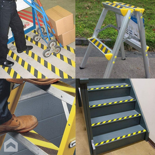 Fita Adesiva Antiderrapante Lixa 20mts Rampa Escada Zebrada