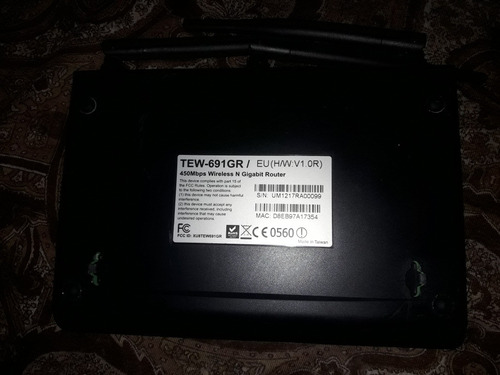 Router Trendnet Tew-691gr 3 Antenas