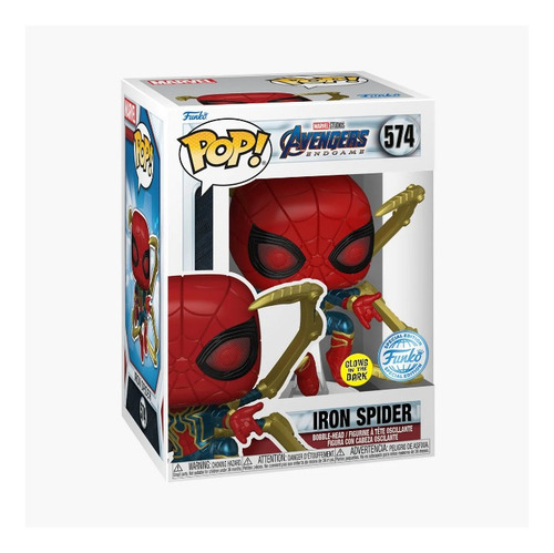 Funko Iron Spider C/guantelete Glow Edición Especial