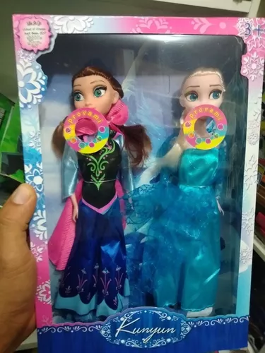 Bonecas Frozen, Ana E Elsa ,lindas, Cantam Música Lindas