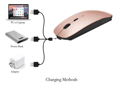 Ratón Bluetooth Para Macbook Pro, Macbook Air, Portátil,...