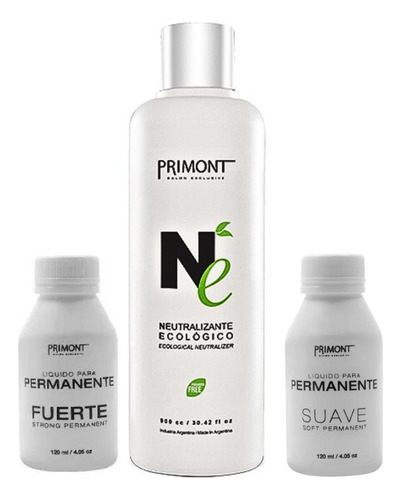 Liquido Permanente Suave X120ml+neutralizante X900ml Primont