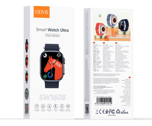 Reloj Inteligente Smartwatch Vidvie Sw1608 Ip67 Original