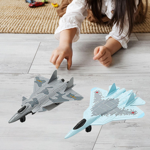 Modelo De De Aleación Para Niños Aeronave De 2 Piezas