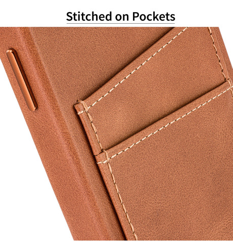 Funda De Piel Auténtica Dockem Para iPhone 14 Pro Max, Color