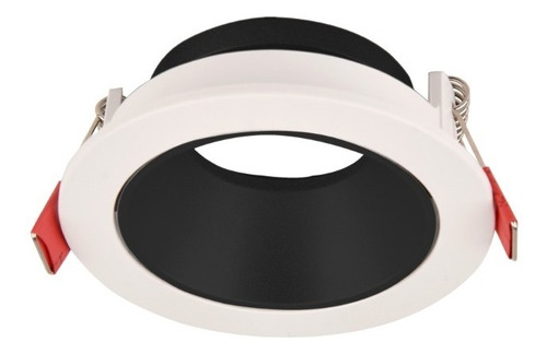 Lampara Spot Embutir Aro Pc Dicro Mr16 Gu10 Led Blanco Negro