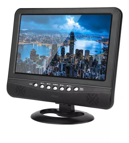 9,5 Simulación De Tv Portátil Mini Tv Móvil Color Negro