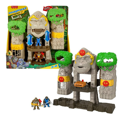 Imaginext Mundo Aventura Set De Juego Fortaleza Gorila