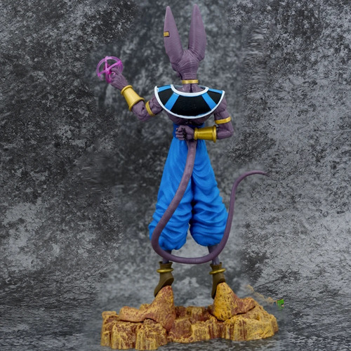 Boneco Beerus Bills Dragon Ball Grande Com Base