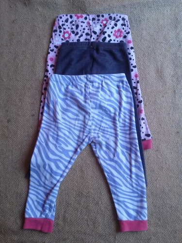 Pack De 3 Pantalone  Bebe Talla 18-24 Meses Us $ 6,00