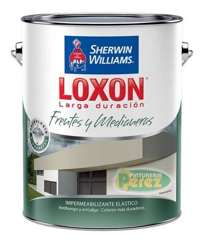 Loxon Frentes 20 Litros Impermeabilizante Elástico Sherwin W