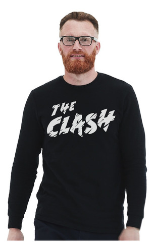 Polera Ml The Clash Logo Punk Impresión Directa