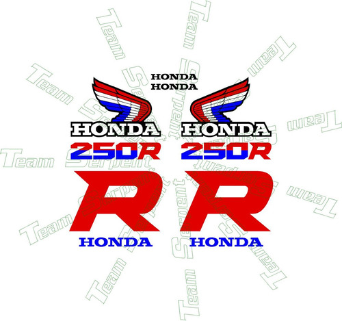 Kit De Stickers Calcomanias Para Honda Atc 250r 1987 Trimoto