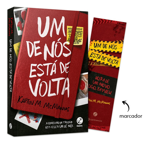 Um de Nós Está de Volta, de Karen M. Mcmanus. Editora Galera, capa mole, edição 1 em português, 2023