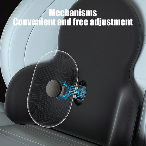 X Cojín Ergonómico De Soporte Lumbar Ajustable For Coche, Es