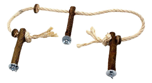 2 Soporte De Percha Para Pájaros, Columpio Colgante De